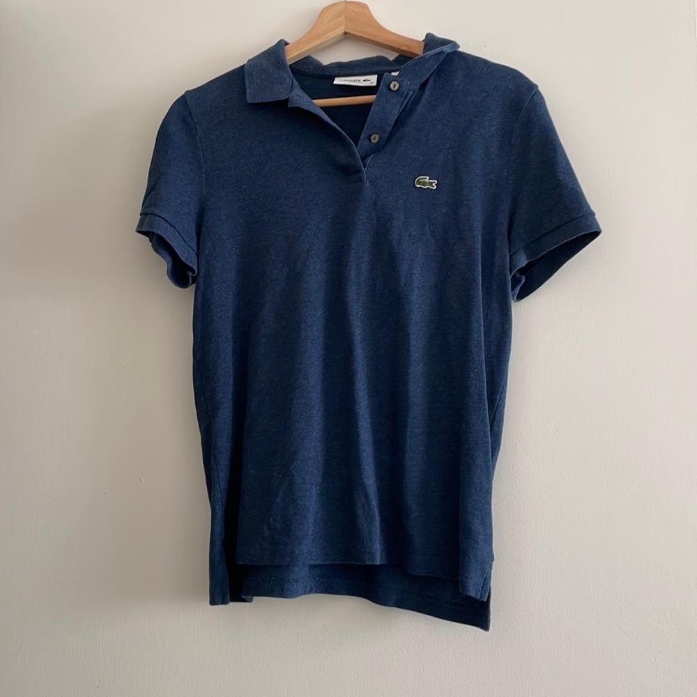 Lacoste Blue Polo size 40 (Small)